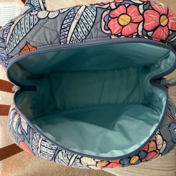 Vera Bradley Backpack Large EUC Tropical Evening - with padded laptop sleeve - Picture 5 of 16